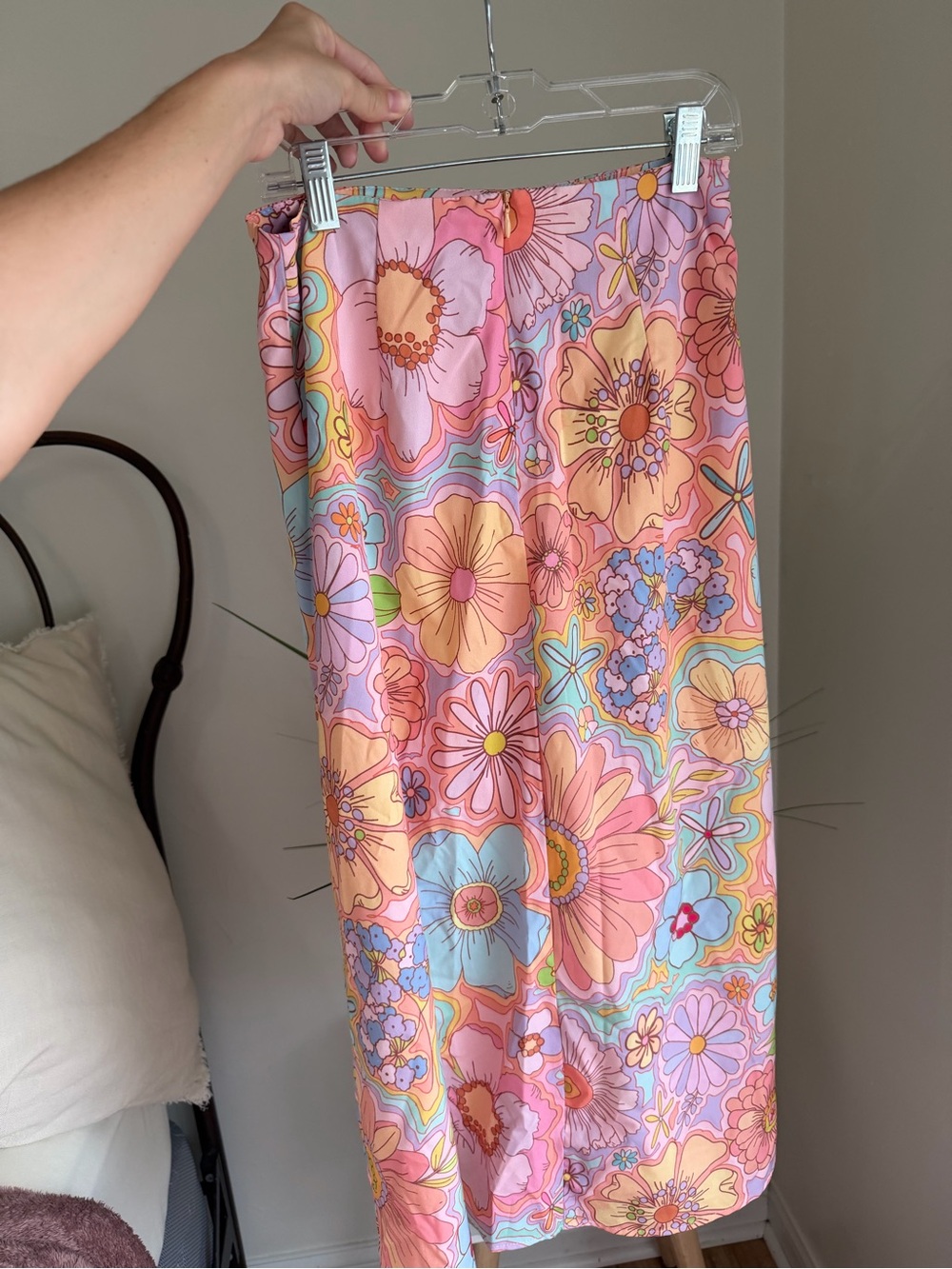 SHEIN floral pattern skirt size small